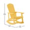 Flash Furniture White Poly Resin Adirondack Rocking Chairs, 2PK JJ-C14705-YLW-2-GG - alternate 5